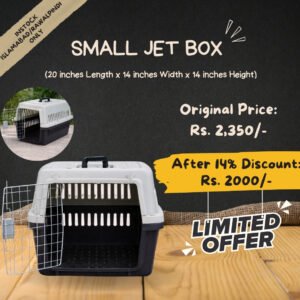 Discounted Offer: Small Size Jet Box For Adult Cat ( 20 Length x 14 Width x 14 Height) inches