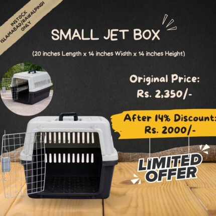 Discounted Offer: Small Size Jet Box For Adult Cat ( 20 Length x 14 Width x 14 Height) inches