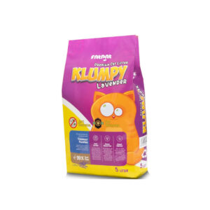 Lavender Klumpy Cat Litter – Premium Scented Cat Litter in Karachi, Dust-Free & Long-Lasting