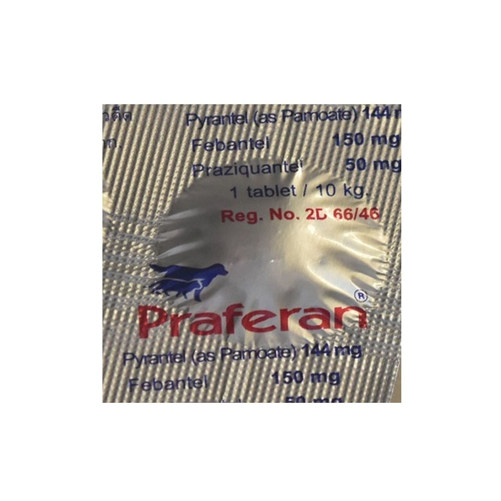 Praferan(Cats/Dogs) Deworming Tablets