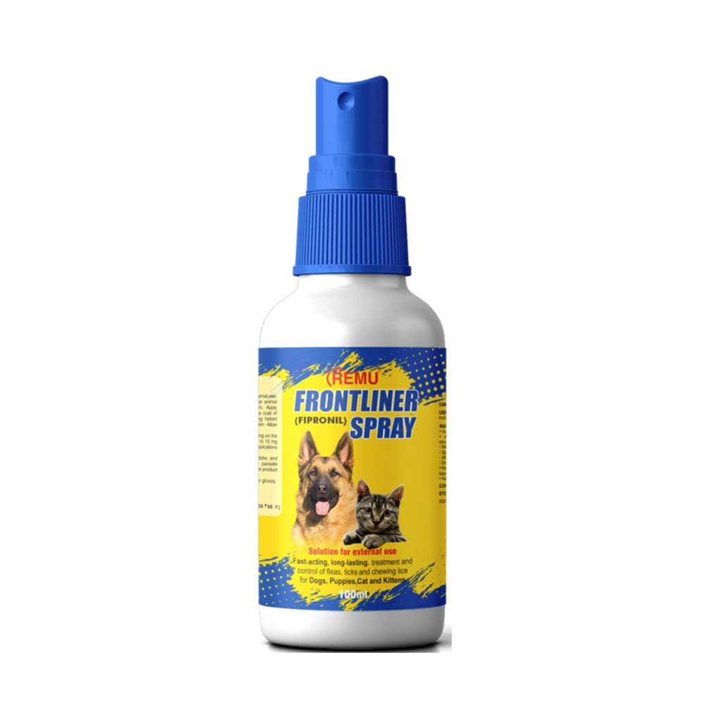 Remu Frontliner Fleas/Ticks Spray for Cats/Dogs 100ml