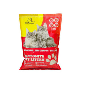Cat Partner Imported Bentonite Rose Scented Cat Litter 10LTR