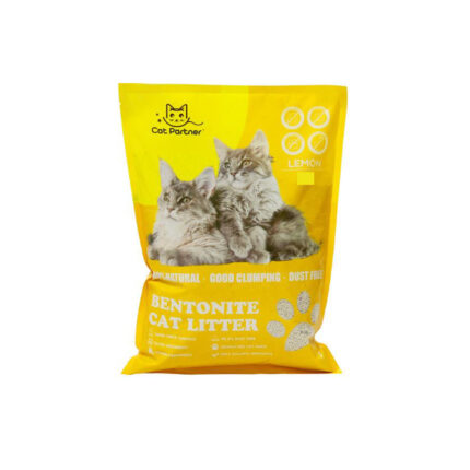 Cat Partner Imported Bentonite Lemon Scented Cat Litter 10LTR