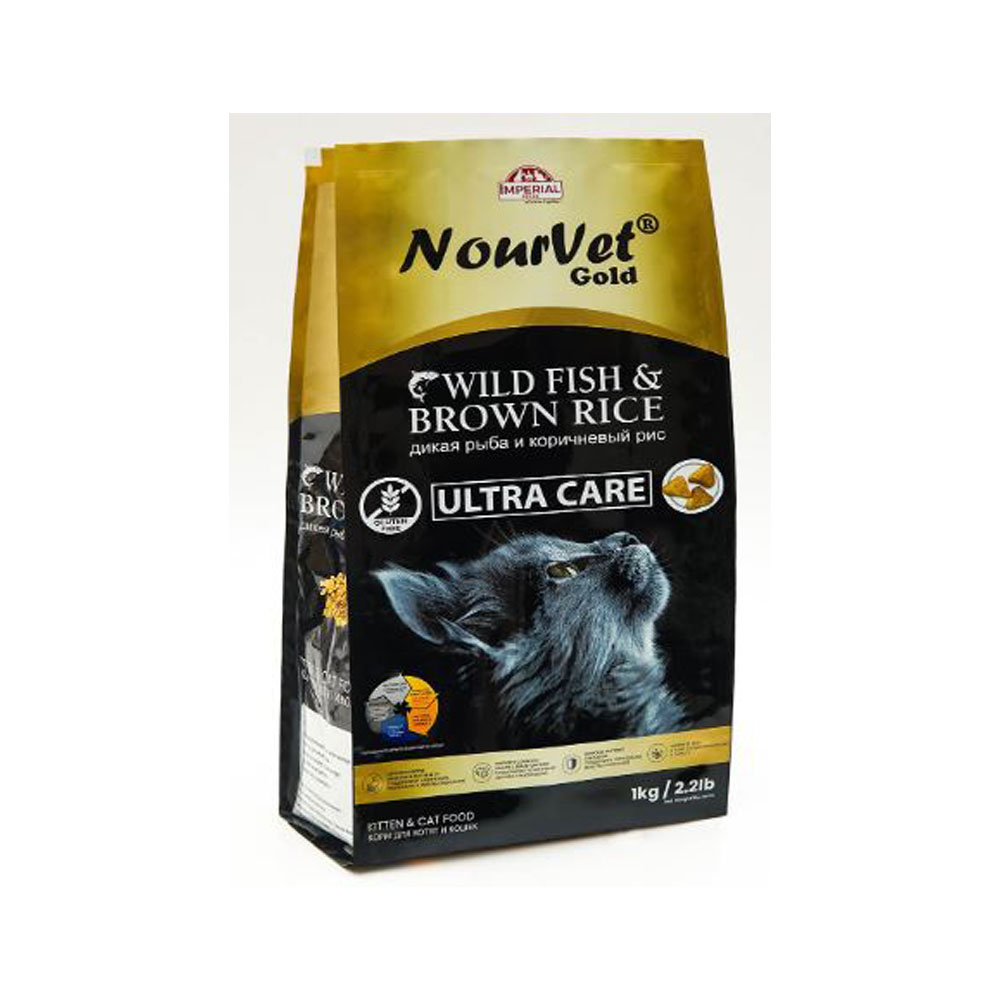 Nourvet Fish Dry Food(Adult Cats & Kitten) 1KG