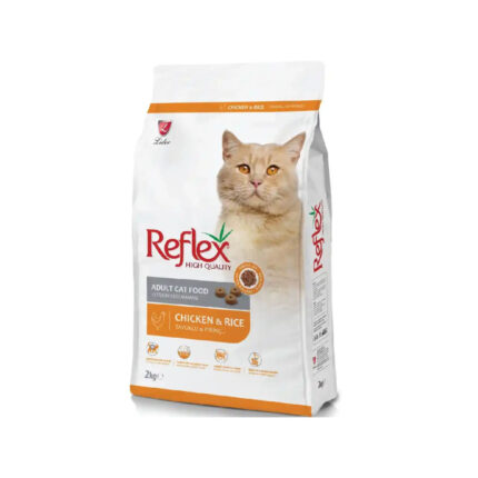 Adult Cat Food in Karachi – Reflex Chicken & Rice 2KG