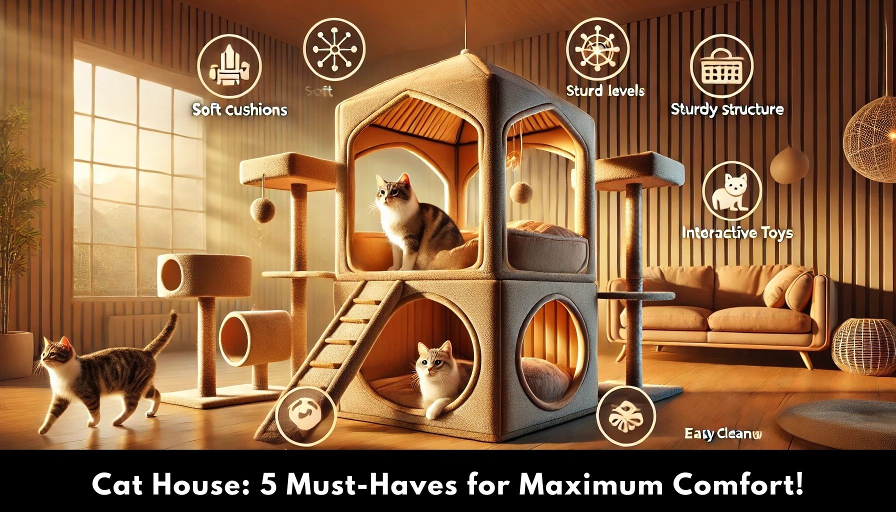 Cat House: 5 Must-Haves for Maximum Comfort!