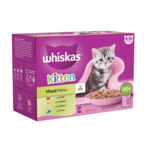 Whiskas Kitten Mixed Menu Wet Sachet 85gr