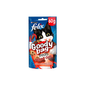 Felix Goody Bags (Mixed grill) Dry Treats(Adult Cat) 60gr