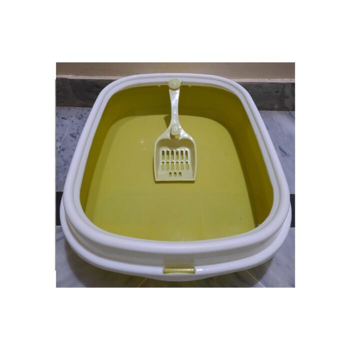 Large Litter Tray(18.5 x 14.5 x 5 inches) with Free Scoop - Image 2
