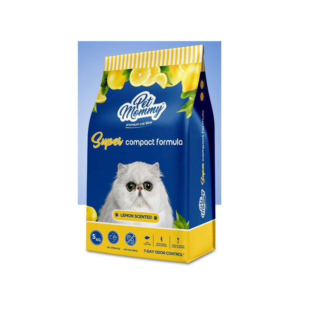 Pet Mommy Lemon Scented Cat Litter – Premium Dust-Free Litter in Karachi