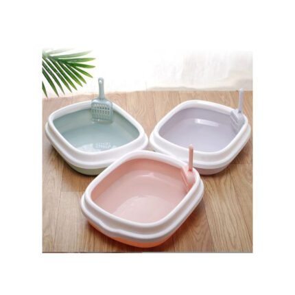 Large Litter Tray(18.5 x 14.5 x 5 inches) with Free Scoop