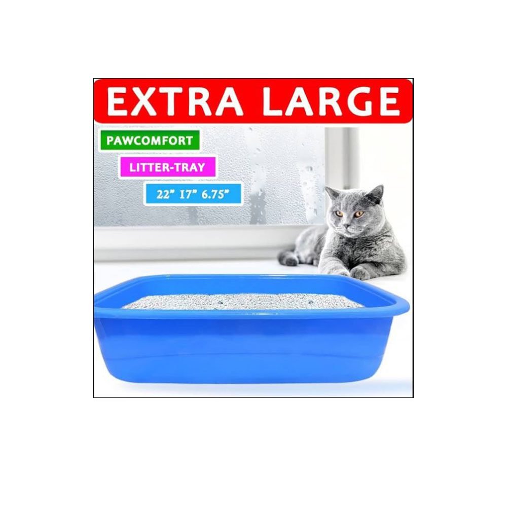 Extra Large PawComfort Coloured Litter Tray(22 x 17 x 6.5) Inches