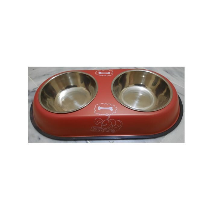 Twin Steel Bowl(Large size 15 inches length x 8.5 inches width) - Image 3