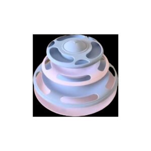 Vibrating Head Tower Track Toy for Cats/Kitten