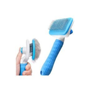 Square Shaped Self Cleaning Button Brush