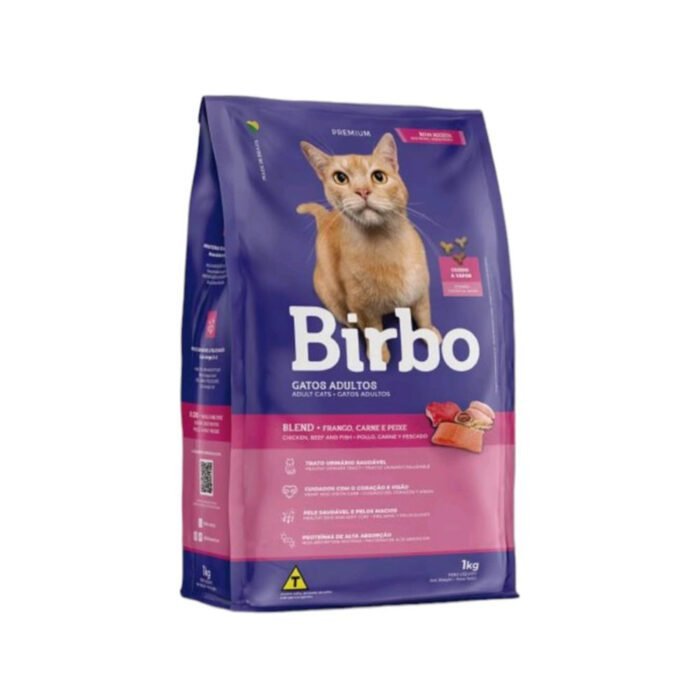 Birbo Mix (Chicken,Beef & Fish) for Adult Cat 1kg