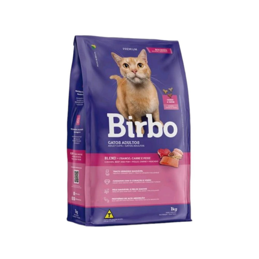 Birbo Mix (Chicken,Beef & Fish) for Adult Cat 1kg
