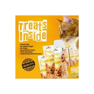 Fluffy Chicken Creamy Treats (75gr) 5 sticks sachet(Grain Free)