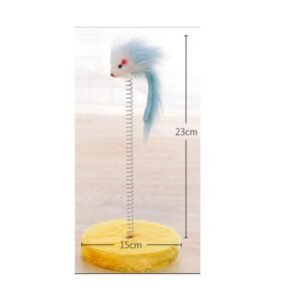 Interactive Cat Toy in Karachi – Spring Mouse Post for Cats & Kittens