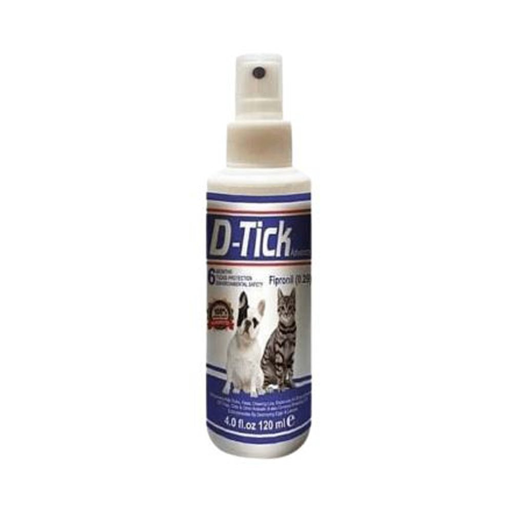 Tick Spray for Cats and Dogs in Karachi – D Tick 120ml Protection