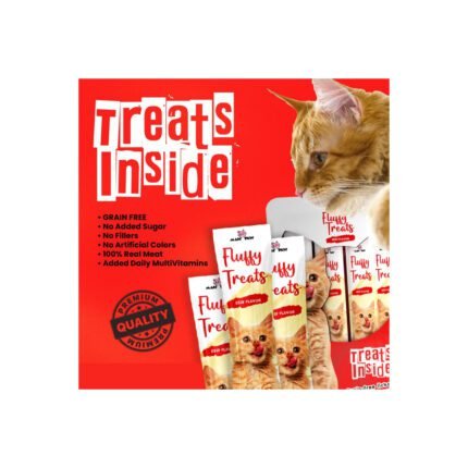 Fluffy Beef Creamy Treats (75gr) 5 sticks sachet(Grain Free)