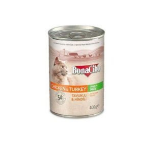Bonacibo Adult Liver with Chicken & Turkey Tin Food 400gr