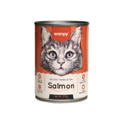 Wanpy Holistic Salmon Flavor Adult Wet Tin Food 375gr