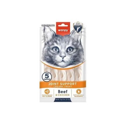 Joint Support Cat Treat in Karachi – Wanpy Beef & Chicken Creamy Treat 70gr