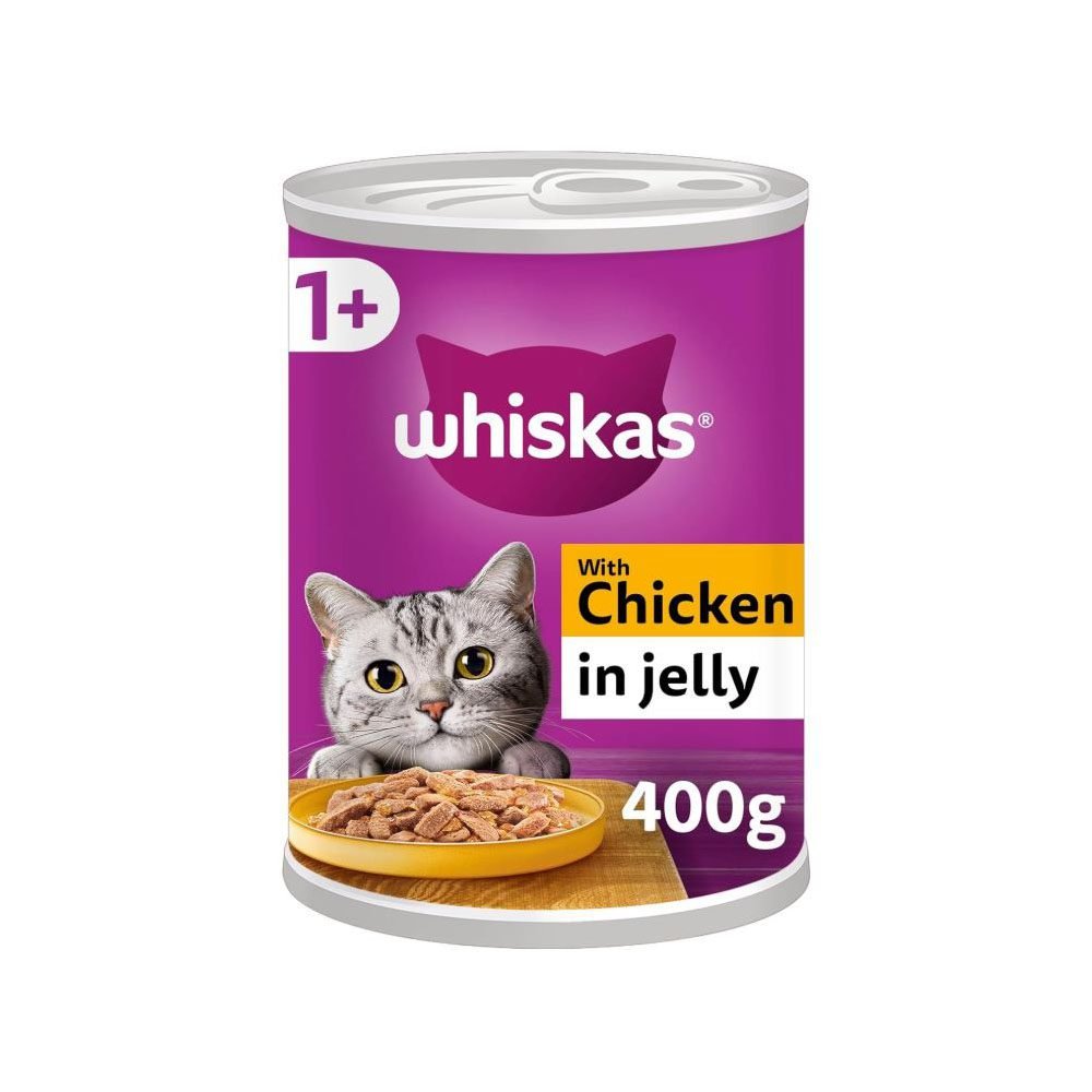 Adult Cat Wet Food in Karachi – Whiskas Chicken Tin 400gr