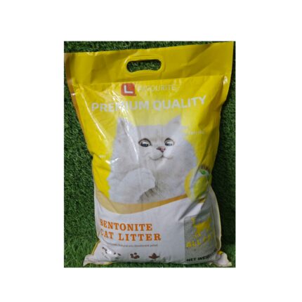 Linqon Imported Bentonite Lemon Scented Cat Litter 10ltr