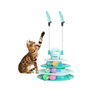 Double Feather Stick Tower Track Toy
