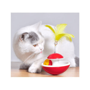 Cat Tumbler Feather Balancing Toy