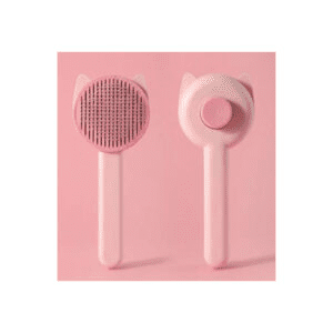 Cat Face Self Cleaning Button Brush