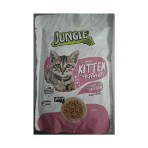 Jungle Kitten Instinct(Chunks with chicken in Gravy) sachet 100gr