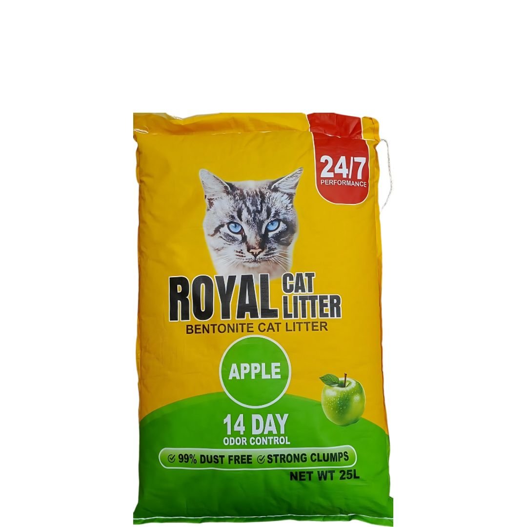 Royal Imported Bentonite Scented Cat Litter 25ltr