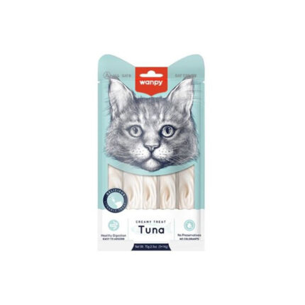 Wanpy Creamy Treats Tuna Flavor(Adult Cat/Kitten) 60gr