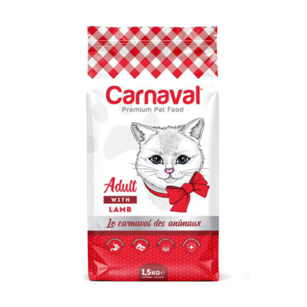 Carnaval Premium Adult Cat with Lamb Flavor Dry Food 1.5kg