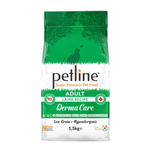 Petline(Turkish) Derma Hypoallergenic Low Grain Adult Cat Lamb Flavor Dry Food 1.5kg