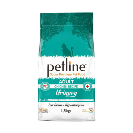 Petline(Turkish) Urinary Hypoallergenic Low Grain Adult Cat Chicken Flavor Dry Food 1.5kg