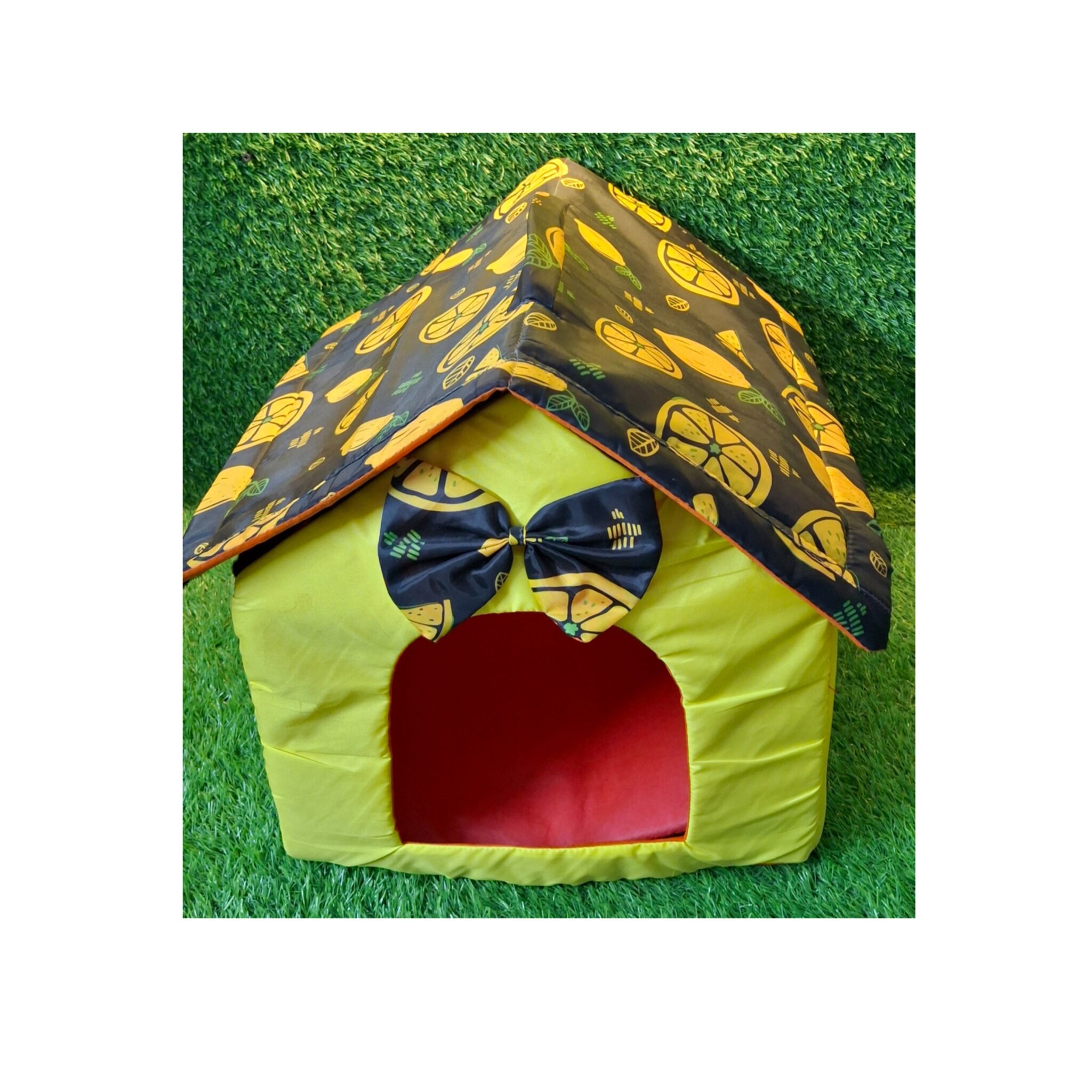 Fancy Cat & Kitten Hut or House (16 Lenght x 15 Width x 14 Height) in inches