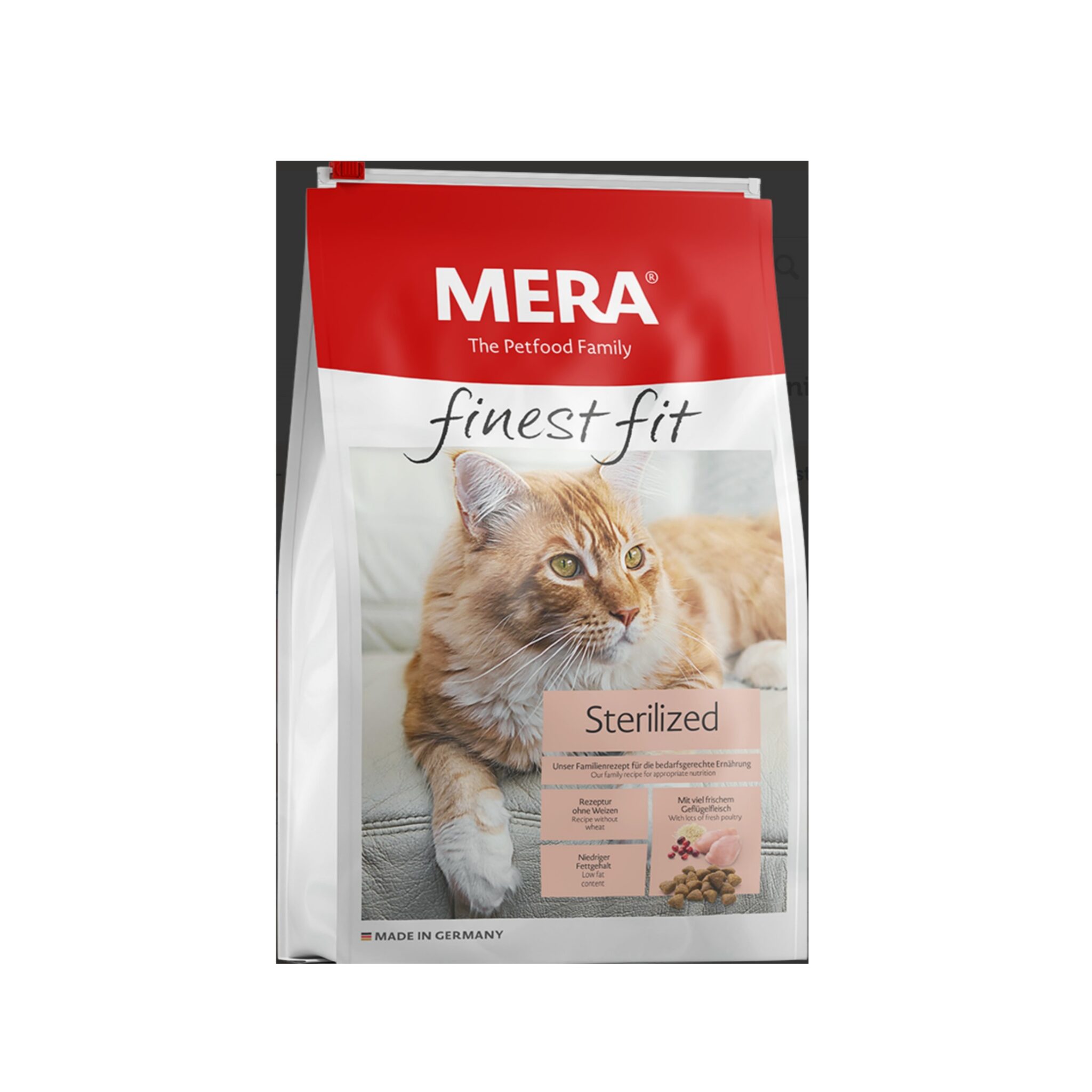 Mera Adult Sterilized (Finest Fit) Dry Food in Poultry flavor 1.5kg