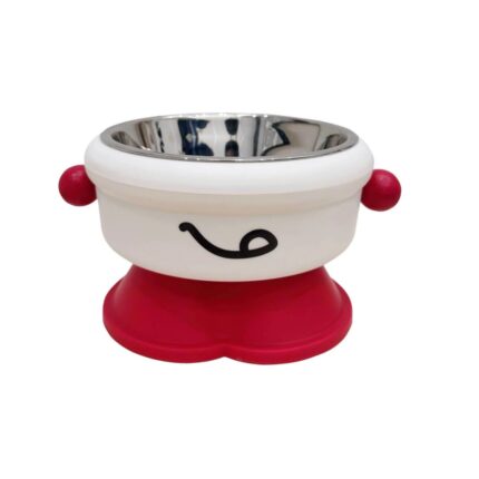 Round Wide Single Steel Bowl