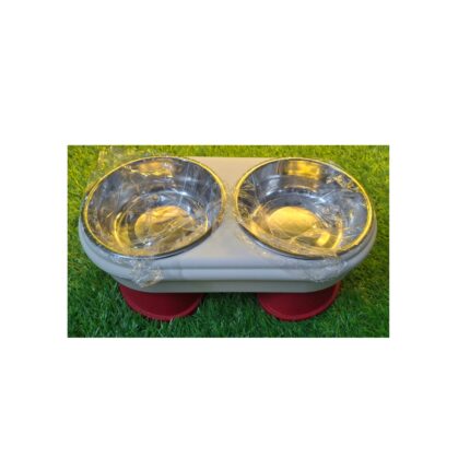 Double Round Wide Single Steel Bowl (12 Length x 7 Height) inches