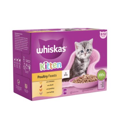 Whiskas Kitten Poultry Feast Wet Sachet 85gr