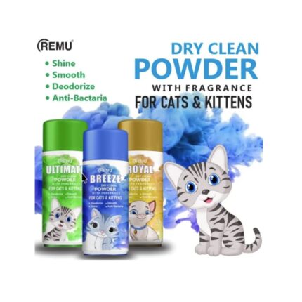 Remu Dry Clean Powder for Cats & Kitten 225gr