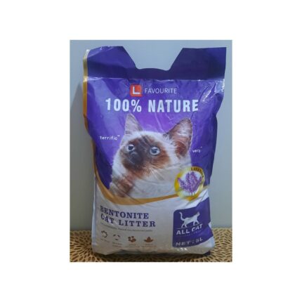 Linqon Imported Bentonite Lavender Scented Cat Litter 5LTR
