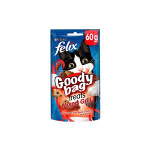 Grilled Cat Treats in Karachi – Felix Goody Bags Mixed Grill 60gr