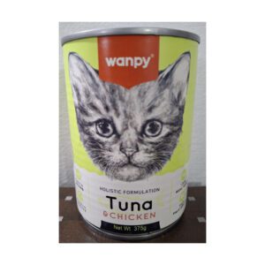 Wanpy Holistic Chicken & Tuna Flavor Kitten Wet Tin Food 375gr