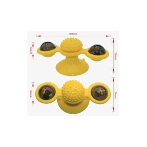 Windmill Cat toy for Cats & Kitten with Catnip & Light