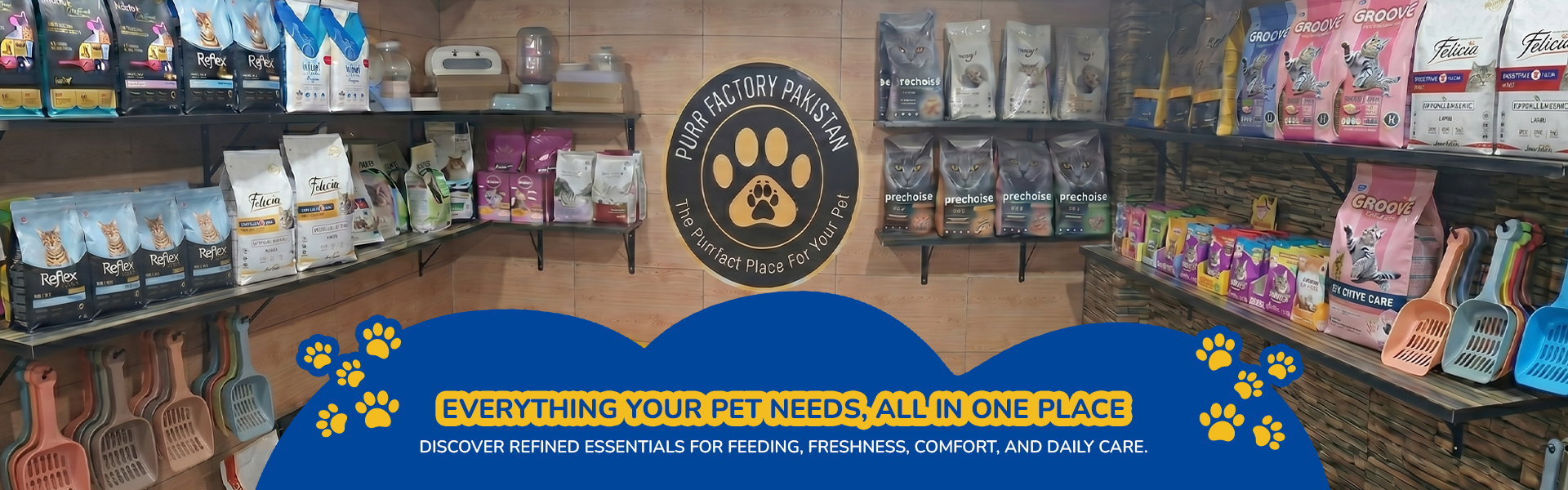 Purr Pet Food Online Shop Page